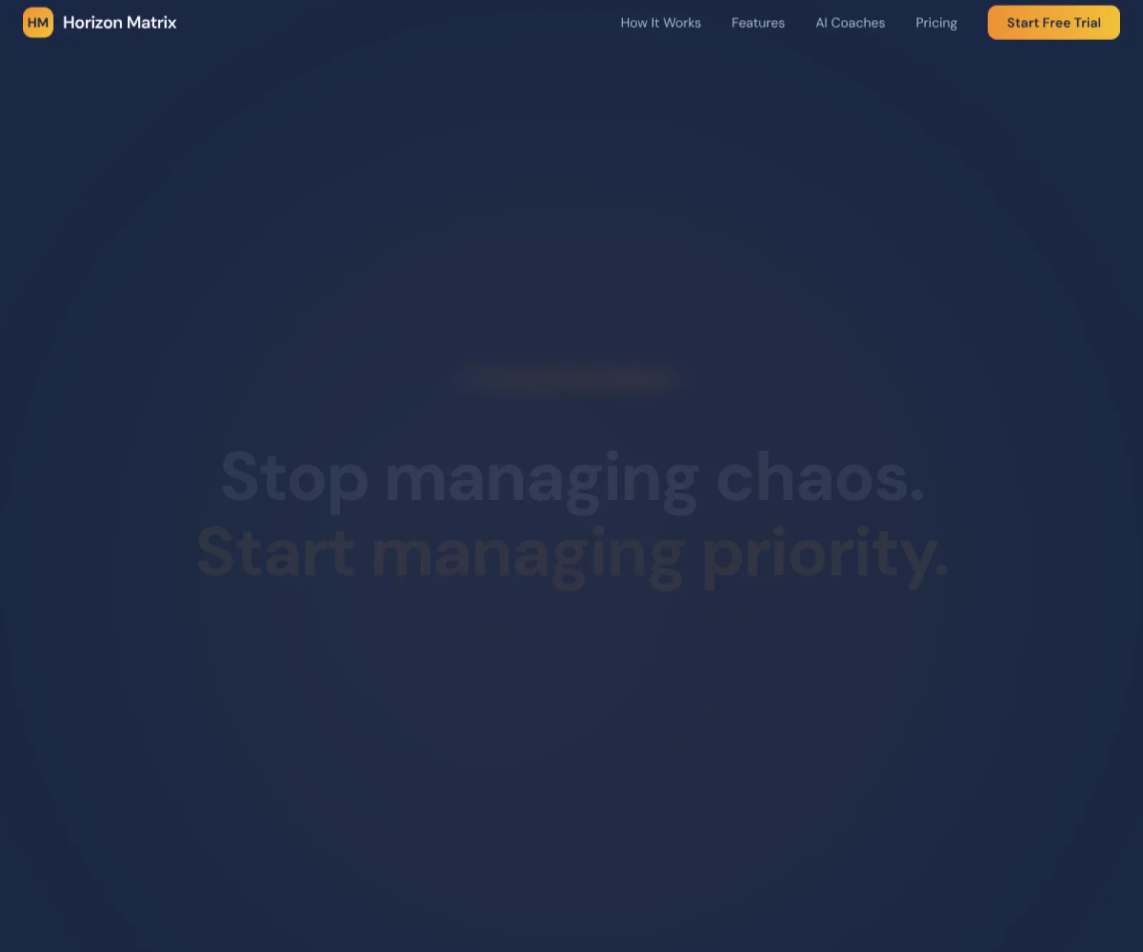 Horizon website screenshot