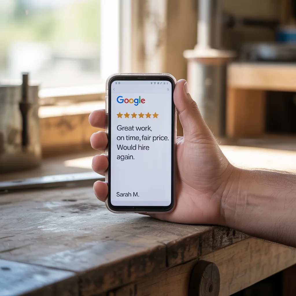 Automated Google review request workflow for Elizabethtown KY business